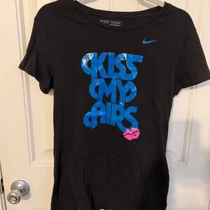 Nike Black Cotton T-Shirt